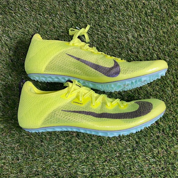 Nike Zoom Superfly Elite 2 Volt Mint Foam Track Spike Shoes DR9923-700 Size 10 - Picture 8 of 9